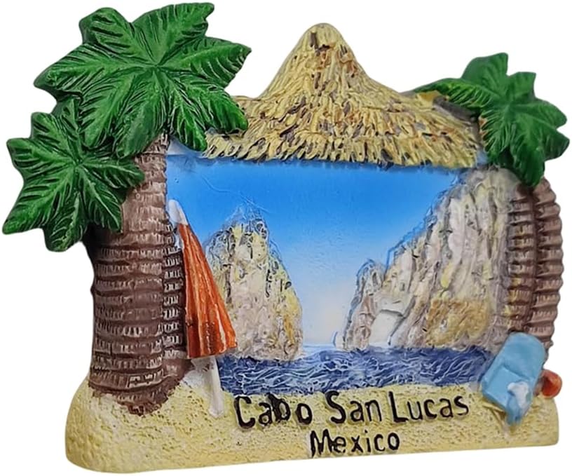 Mexico 3D Cabo San Lucas Fridge Magnet Souvenir Gift,Resin Handmade Mexico Refrigerator Magnet Home & Kitchen Decoration Collection image 4