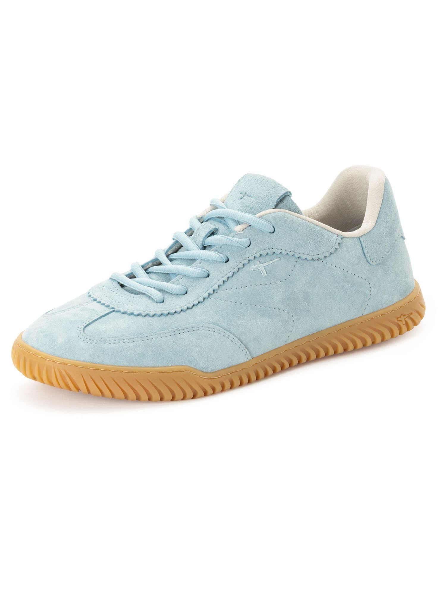 Tamaris Women Sneaker Low Leather blue 5.5 UK