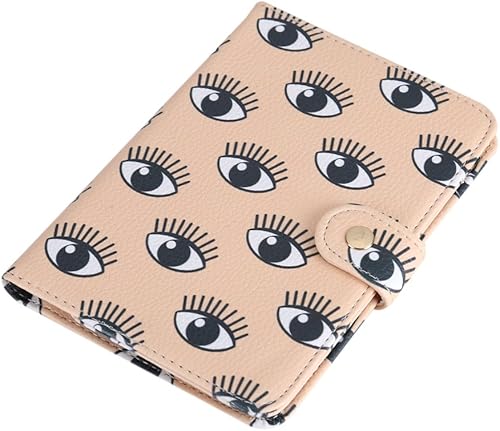 Soporte para pasaporte de piel sintética, bonita impresión de viaje, funda para pasaporte, protección de bloqueo, organizador de documentos, funda