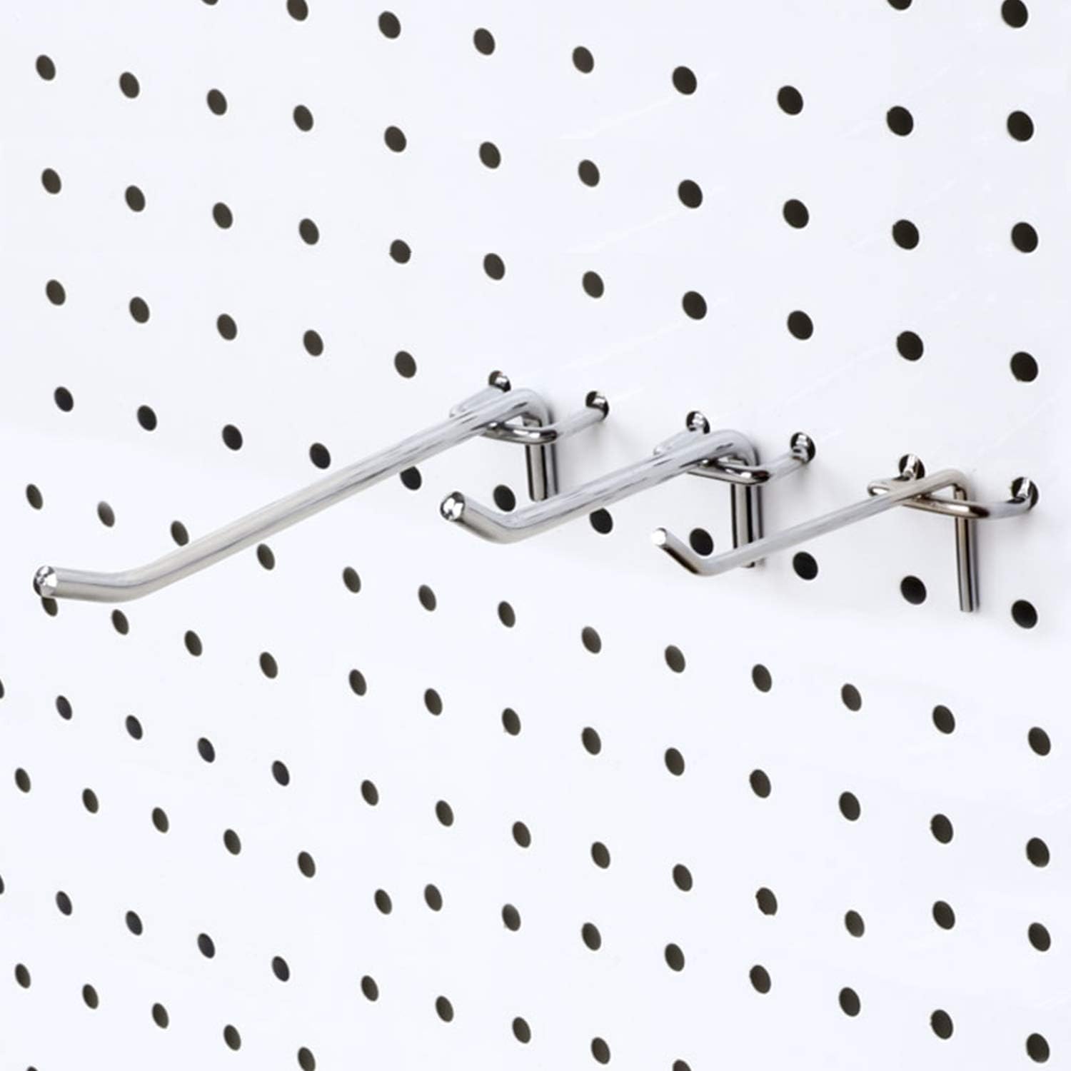 🔥 Crazy Deals Foraineam 60-Pack (30Pcs 6-inch & 30Pcs 8-inch ) Standard Size Pegboard Hooks for 1/8 Pegboard Metal Peg Board Shelving Hooks Assortment Free Shipping 🛒 Foraineam 60-Pack (30Pcs 6-inch & 30Pcs 8-inch ) Standard Size Pegboard Hooks for 1/8 Pegboard Metal Peg Board Shelving Hooks Assortment