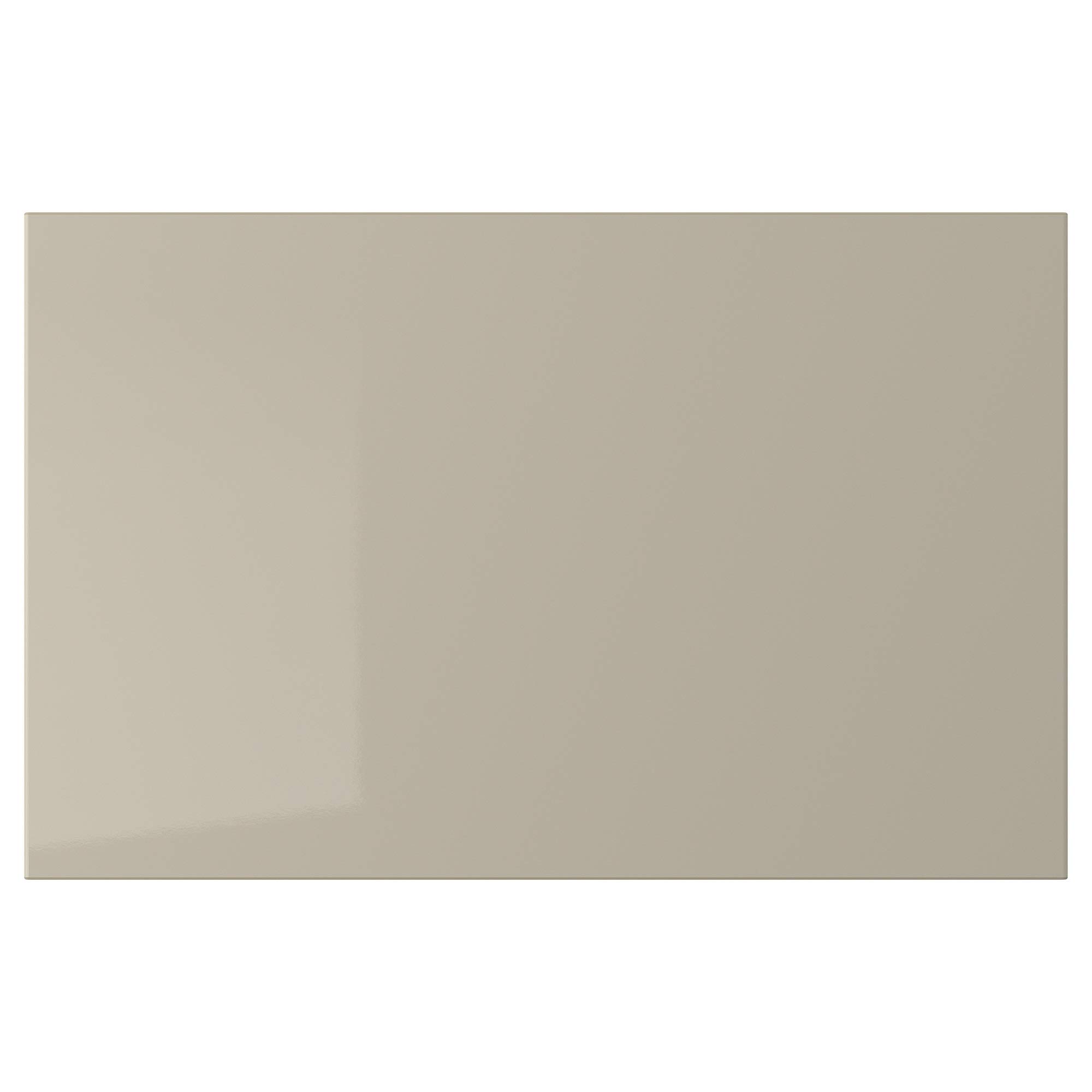 Façade de porte 60x38 SELSVIKEN beige brillant avec surface anti-rayures