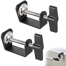 Metal Clamps, Set of 2, C-Shape, Metal, Adjustable, Maximum Opening 1.8 inches (45 mm), Fixing Brackets, DIY Tools, Shelf Brackets, Drawer G Clamps, Hanging Hardware, Small Clamps, Kitchen