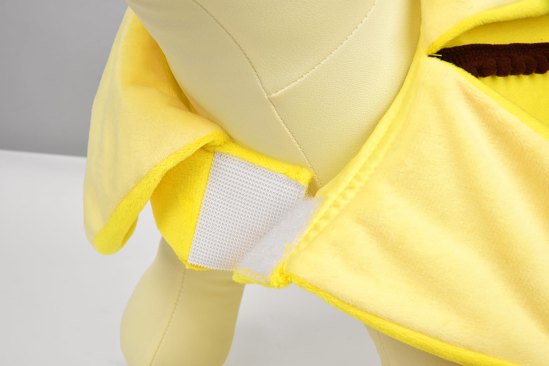 ReliBeauty Costume d'Halloween amusant pour chien en peluche douce, jaune, taille M