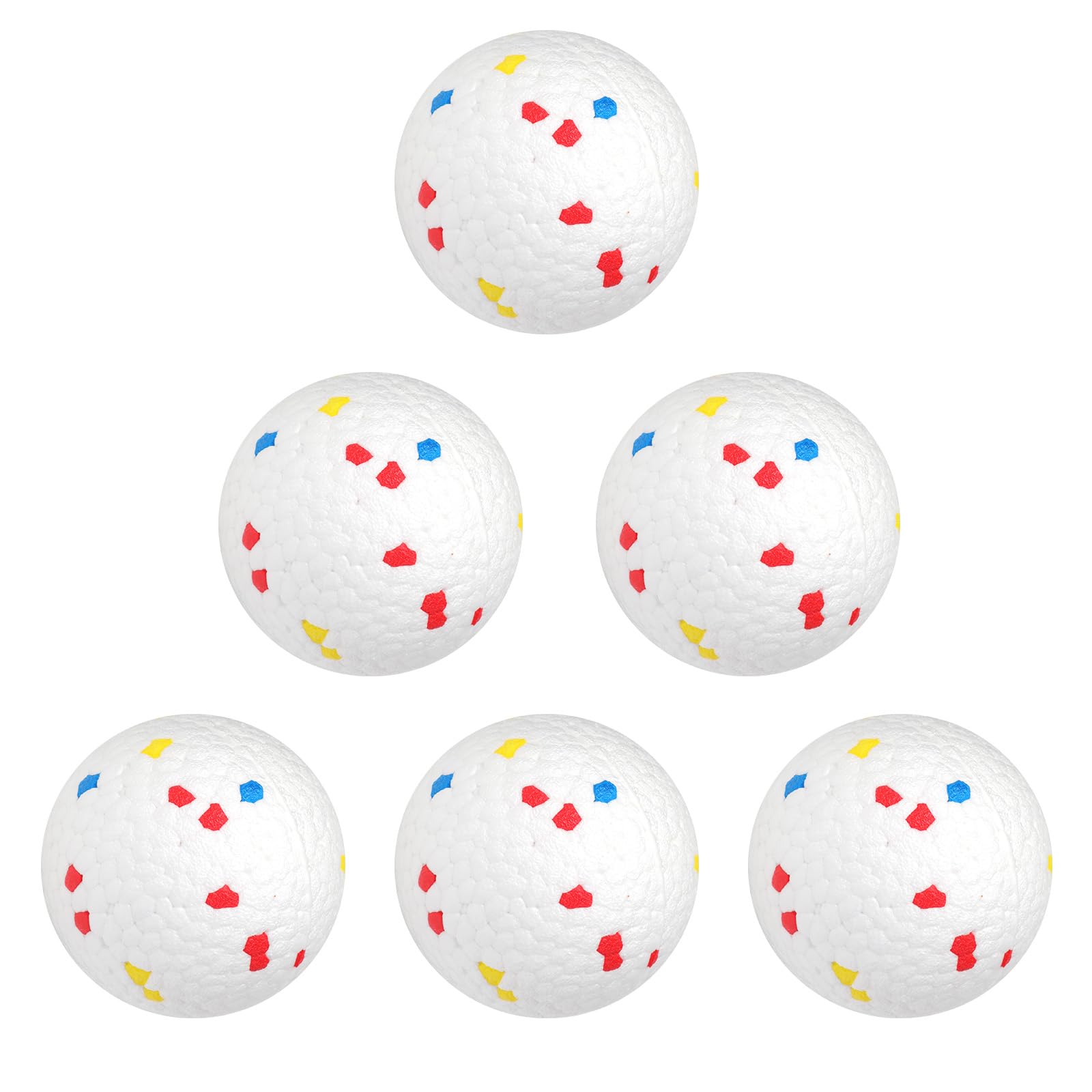 6個パック 58mm ETPU 犬用おもちゃボール