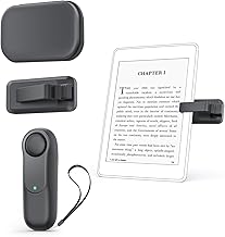 Remote Control Page Turner for Kindle Paperwhite Oasis Kobo eReaders, Ergonomic Remote Control Clicker for Hands-Free Read...