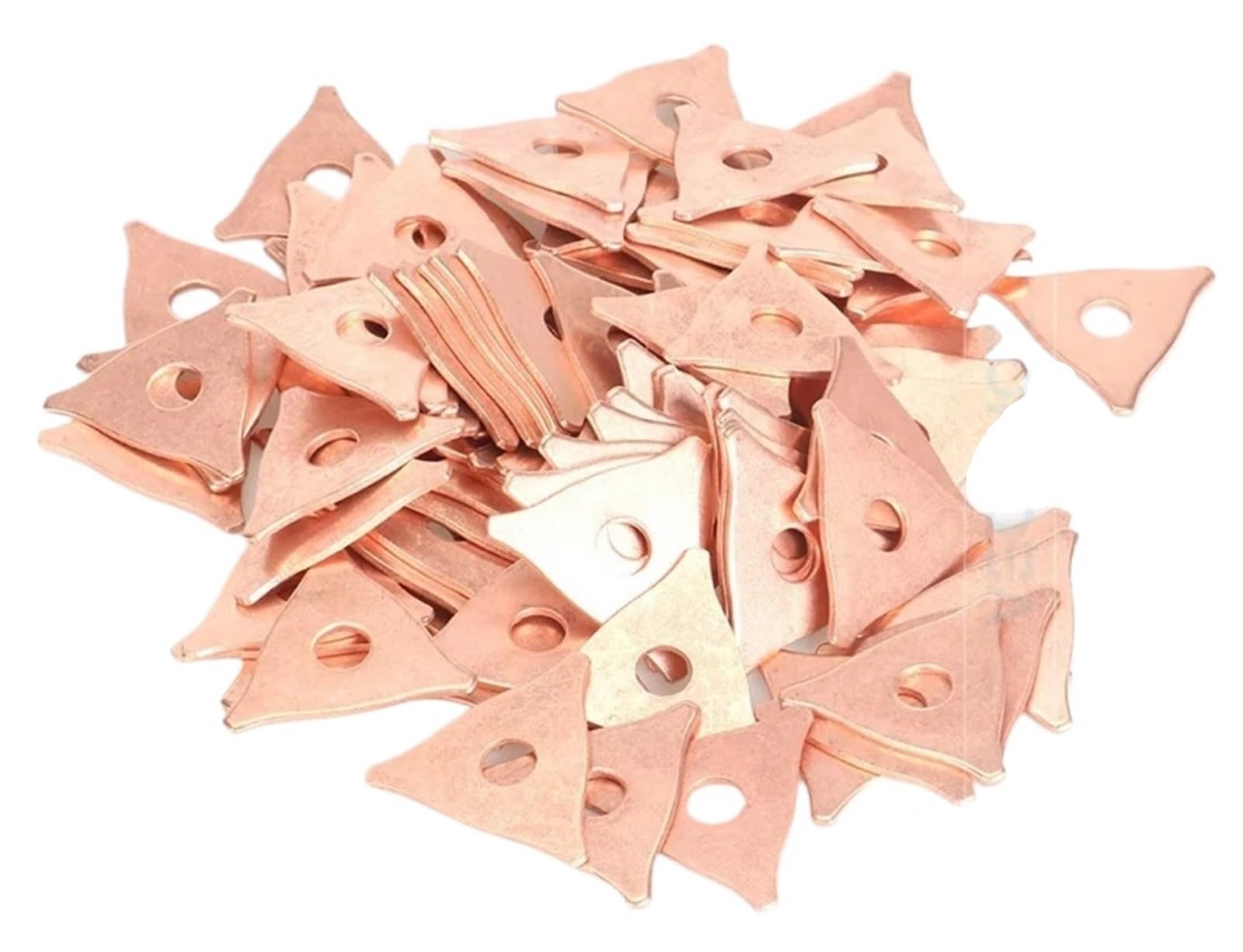 Dent Pulling Straight Washer 200Pcs Gold Triangle Dent Pulling Washers for Spot Welder - Essential Sheet Metal Tools Set
