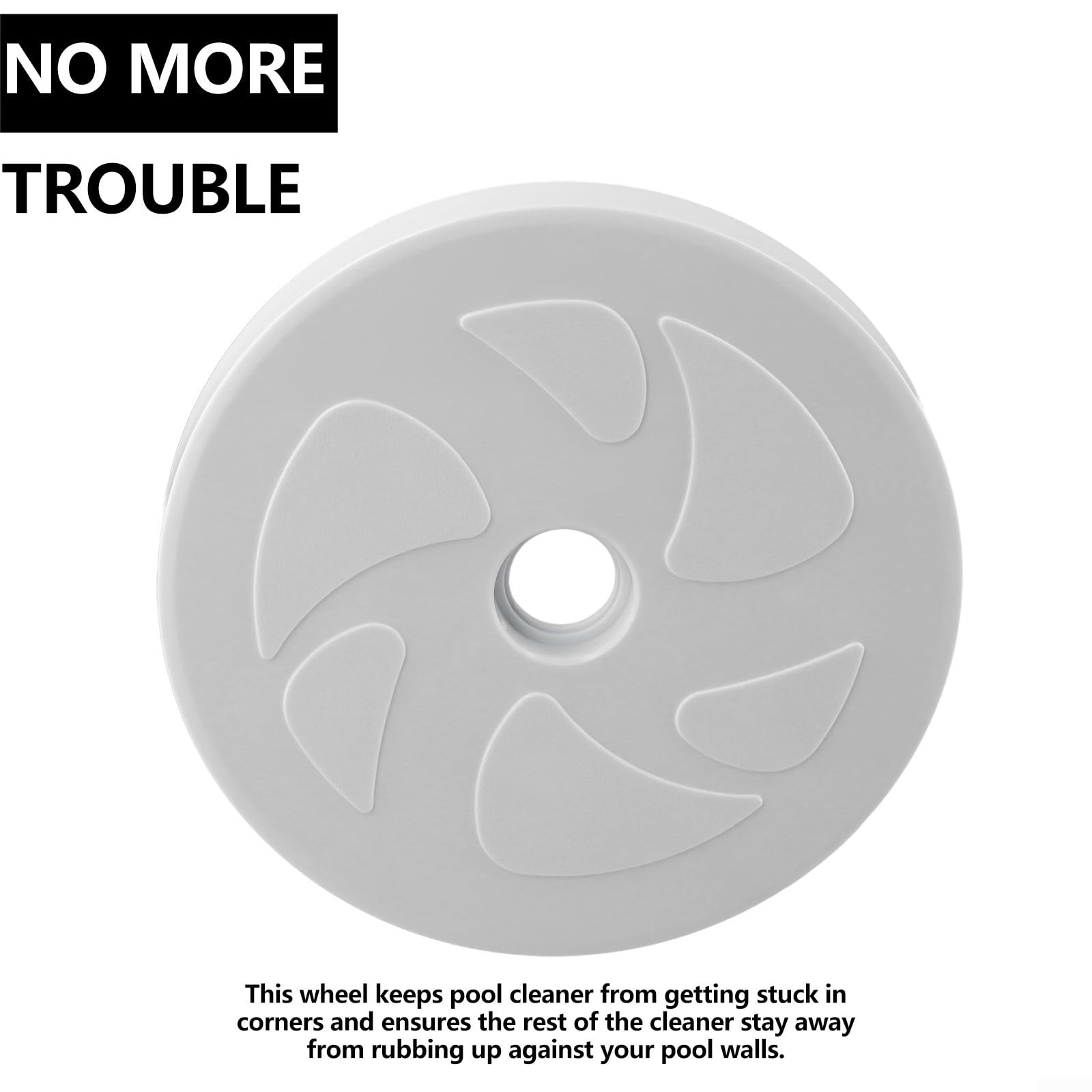 Pièces Rechange Polaris 180 Roues C6 Pour Nettoyeur Piscine Zodiac - Lot De 2 Roues 16.5cm Compatibles Polaris Pièces Rechange Nettoyeur