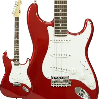 FGN FUJIGEN ベーシック・クラシック・シリーズ BCST100RBD エレキギター キャンディアップルレッド バスウッドボディ メイプルネック ローズウッド指板 ギグバッグ付属