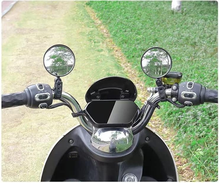 Katartizo 2PCS Adjustable Rear View Mirror for Bikes, Universal for Handlebars, Wide Angle Acrylic Convex Safety for Adult Bikes/Kids/Road/Mountain Bike - Image 8