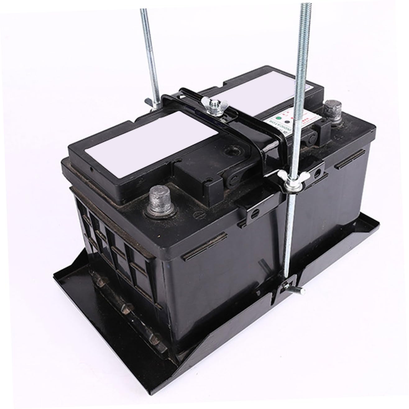 SOIMISS Support de Batterie Automobile pour Rangement Batterie de Voiture Fixation Voiture Sécurisée et Stable