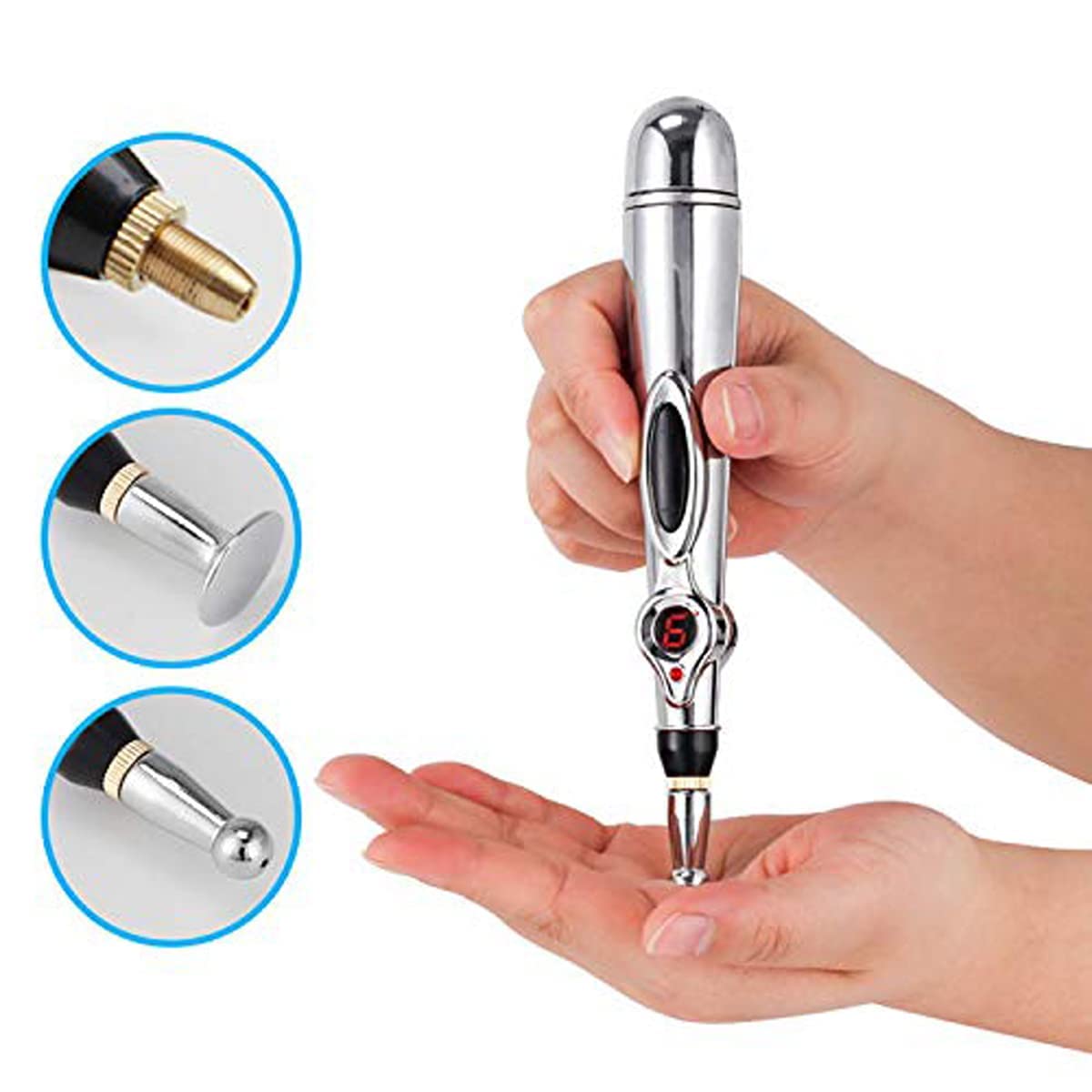 BAPS Store Electronic Acupuncture Pain, Electric Meridian Laser Acupuncture Machine Magnet Therapy Instrument Meridian Energy Pen Massage Relief Pain For Arthritis BAPS Store Electronic Acupuncture Pain, Electric Meridian Laser Acupuncture Machine Magnet Therapy Instrument Meridian Energy Pen Massage Relief Pain For Arthritis