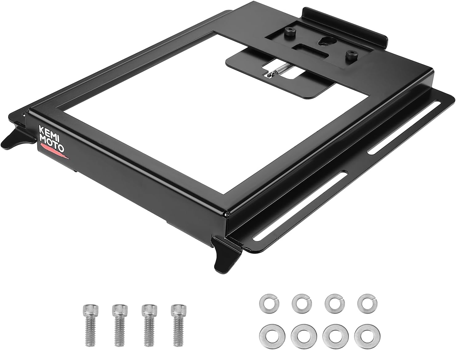 KEMIMOTO 1 Pack UTV Seat Lowering Base Accessories Thick Steel Lower Seat Base Replacement Compatible with RZR 800 900 S 1000 XP Turbo S, RS1, General Seat Base Adapter More Room