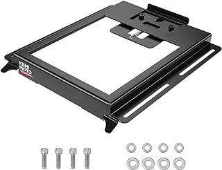 KEMIMOTO 2 Pack UTV Seat Lowering Base Accessories Thick Steel Lower Seat Base Replacement Compatible with RZR 800 900 S 1000 XP Turbo S, RS1, General Adapter More Room (A Pair)