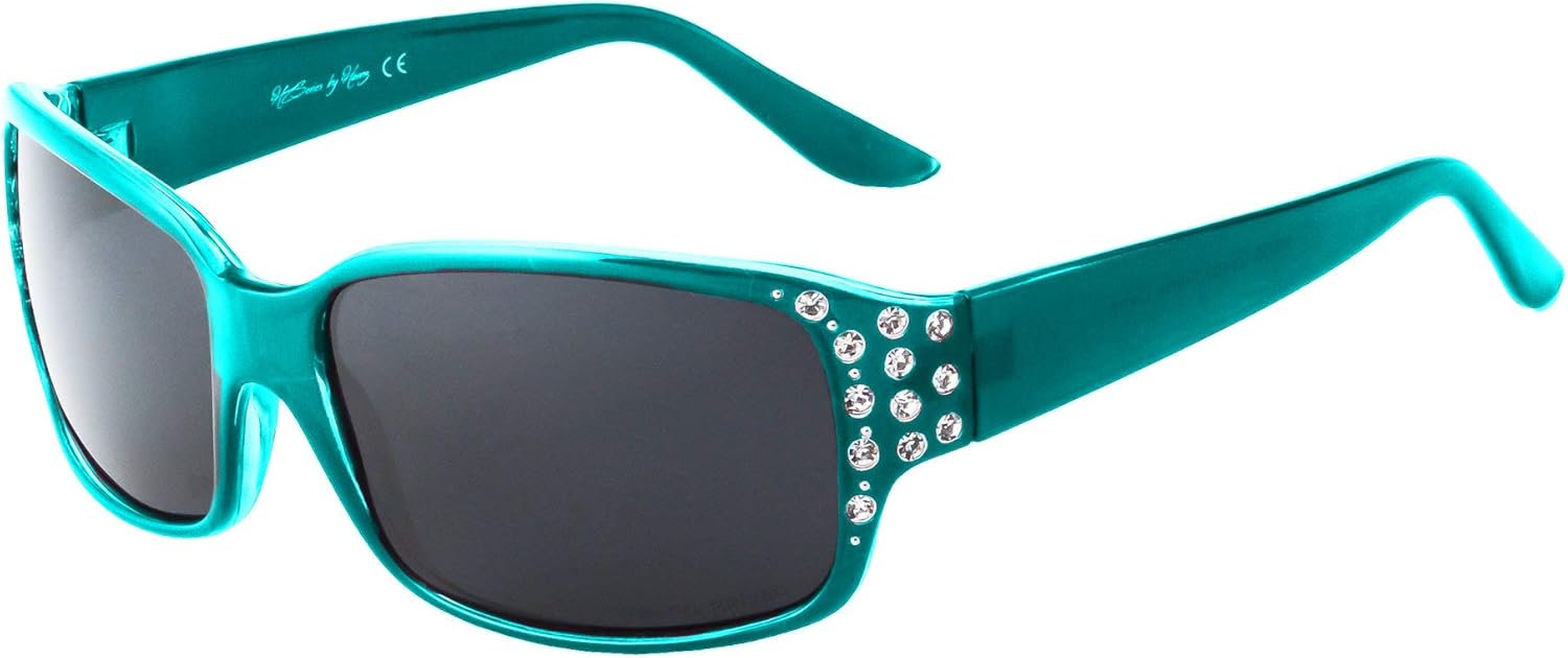 Polarized Sunglasses for Women - Premium Fashion Sunglasses - HZ Series Diamante Womens Designer Sunglasses