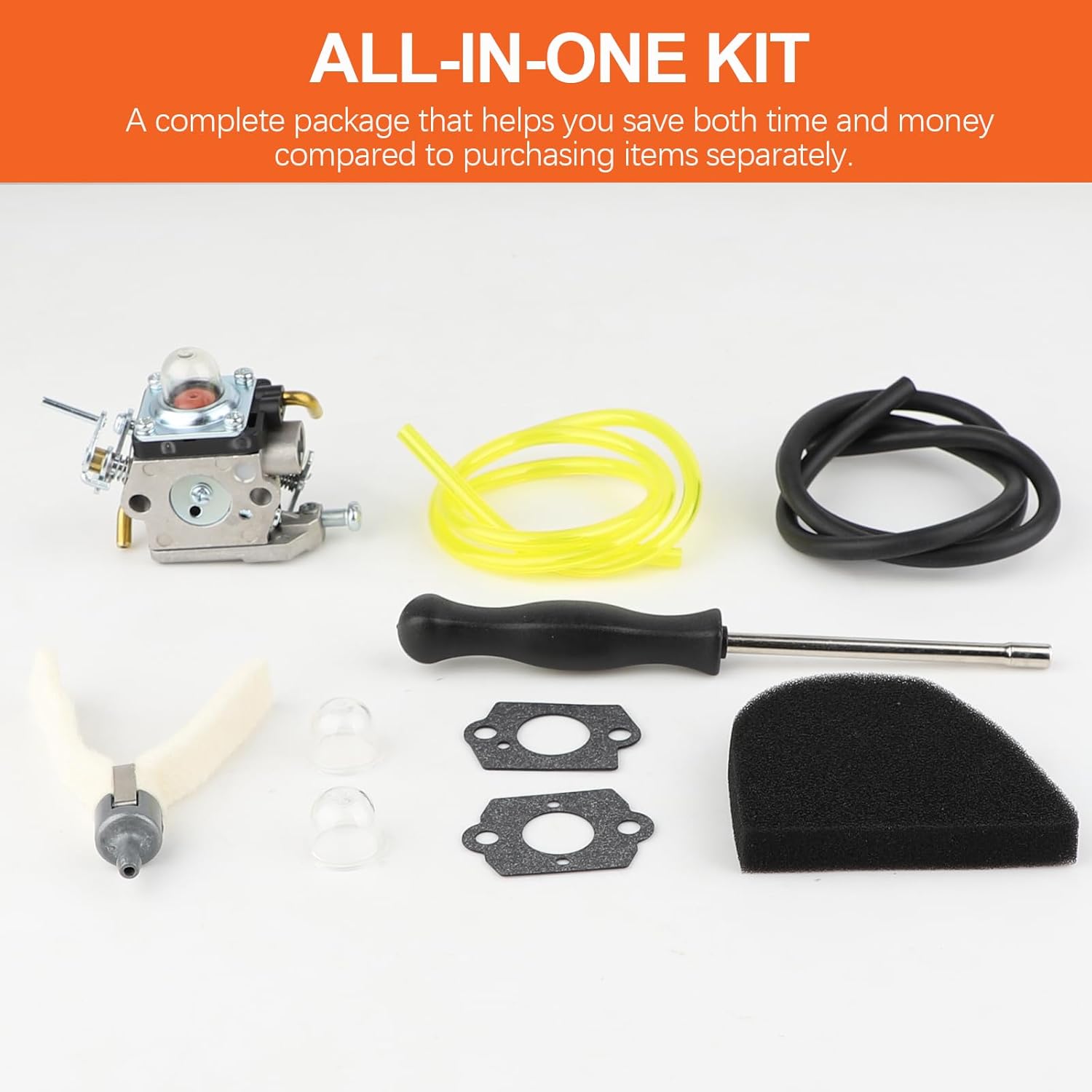 574386701 Carburetor for Husqvarna 122LK 122LD 122LDX 122C WeedEater 2-Cycle 22cc Gas String Trimmer 581734301