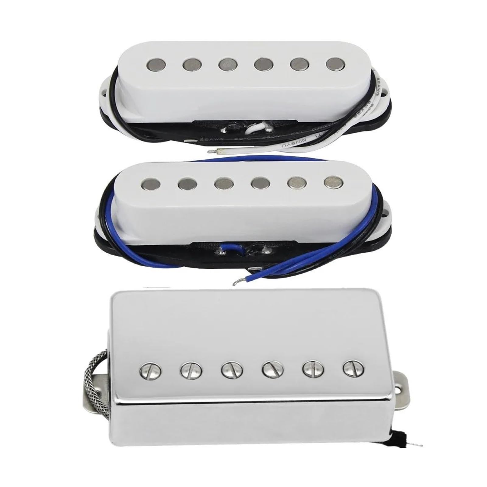 Pastilla De Guitarra Eléctrica Profesional Juego De Pastillas SSH Para Guitarra De 3 Piezas | Piezas de guitarra eléctrica con pastilla Humbucker de bobina única