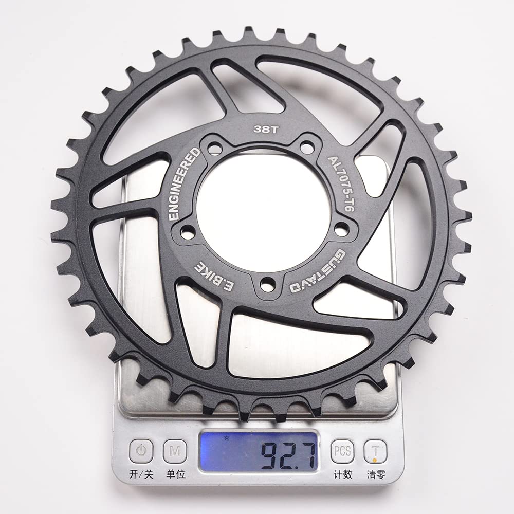 Ruota a catena 36T/38T/40T per BAFANG BBS01 BBS02 Mid-drive Motor CNC Chainring Pignone Parti di ricambio per biciclette elettriche