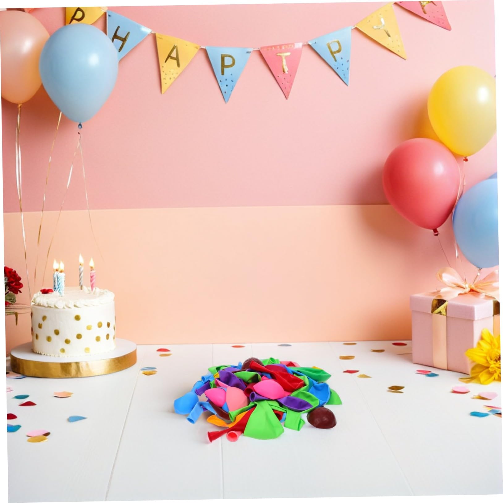 Palloncini Festa Compleanno 200 Pezzi in Lattice Resistenti
