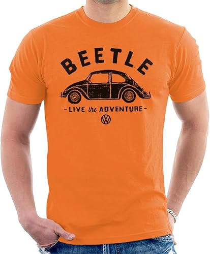 Miniatura 7 de Volkswagen Beetle Black Live The Adventure - Camiseta para hombre