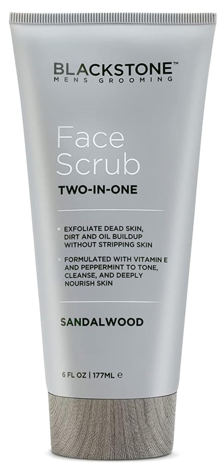 Blackstone Men's Grooming 2-in-1 Facial Scrub & Shave Gel