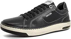 Sapatênis Ferracini Angra Elástico Couro Masculino 7651-658