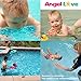 Swim Diaper, Angel Love 2Pcs Pack One Size Fit All Washable and Reusable Swimming Diaper, Adjustable & Stylish Fits for Baby (SW11YA104)