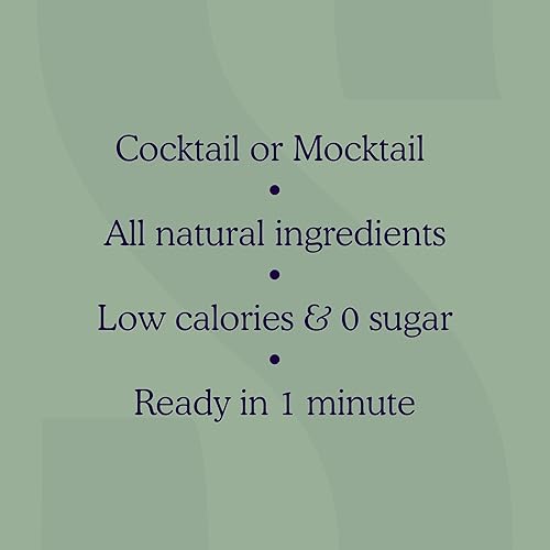 Miniatura 71 de SAYSO Skinny Cardamom Paloma La batidora de bolsas de té de cóctel original artesanal Orgánico, certificado sin gluten, sin OMG < 15 cal, 0.00