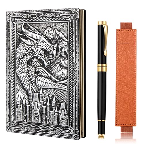 Journal en cuir synthétique DND avec stylo pour ne plus perdre vos notes