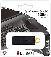 Vista 5 de Kingston DataTraveler Exodia 128GB USB 3.2 Flash Drive DTX/128GB, Negro
