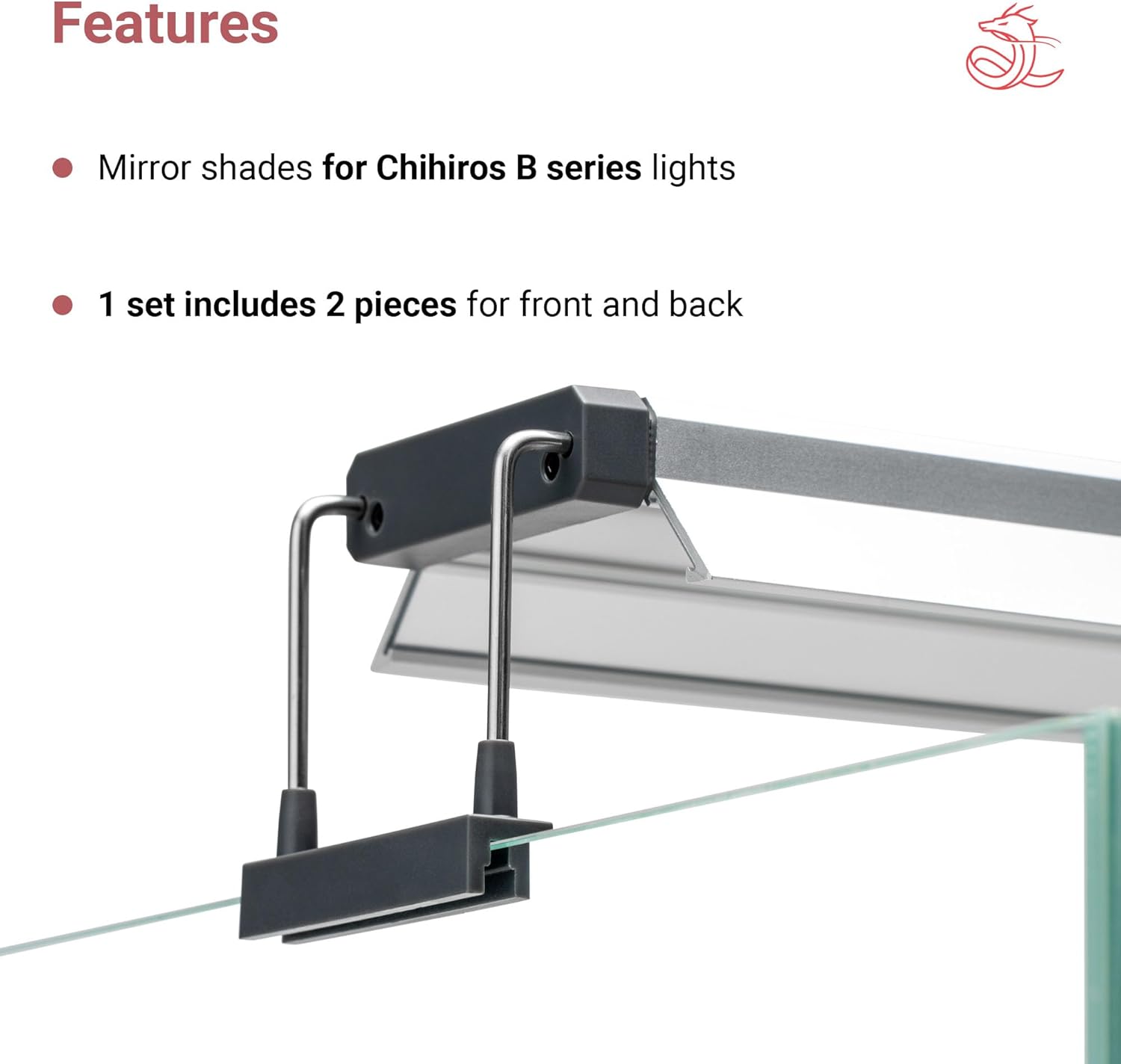 Chihiros B Series Light Shade with Mirror - B20