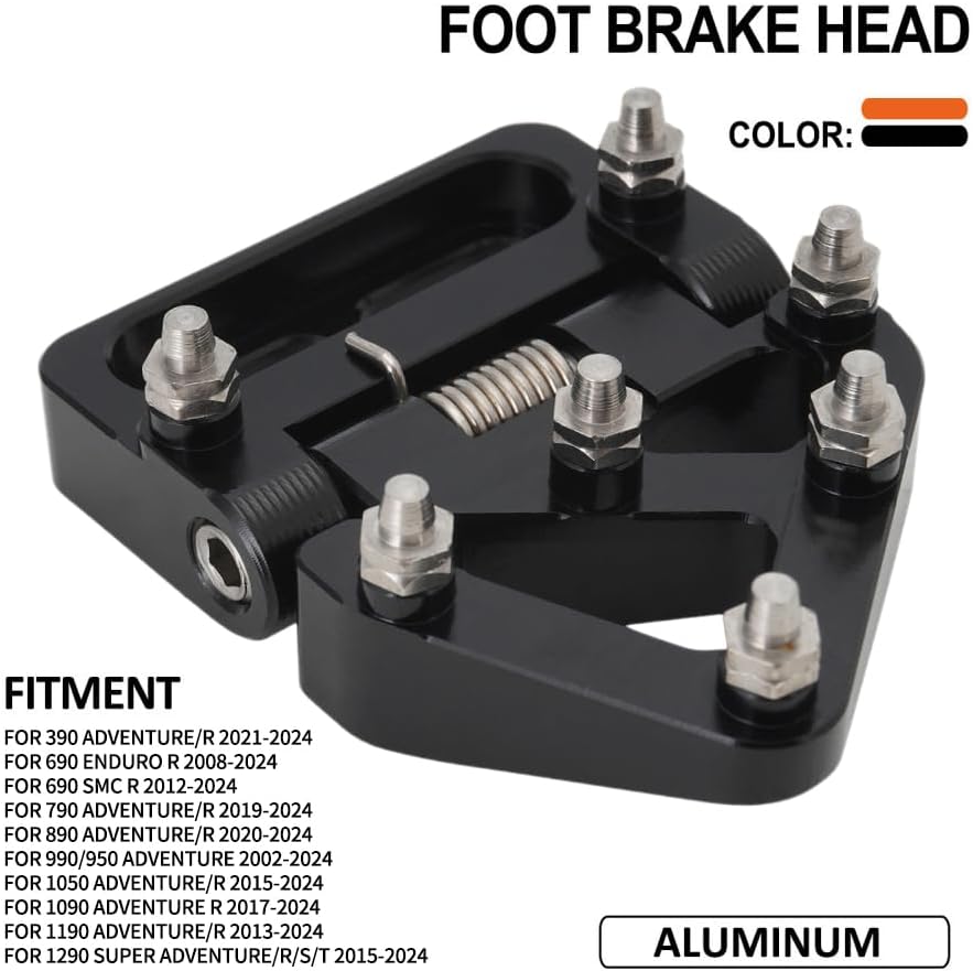 Motorcycle Folding Brake Pedal Tip CNC for 690 Enduro R/SMC R 790 890 950 990 1050 1090 1190 1290 Adventure R/S/T Black