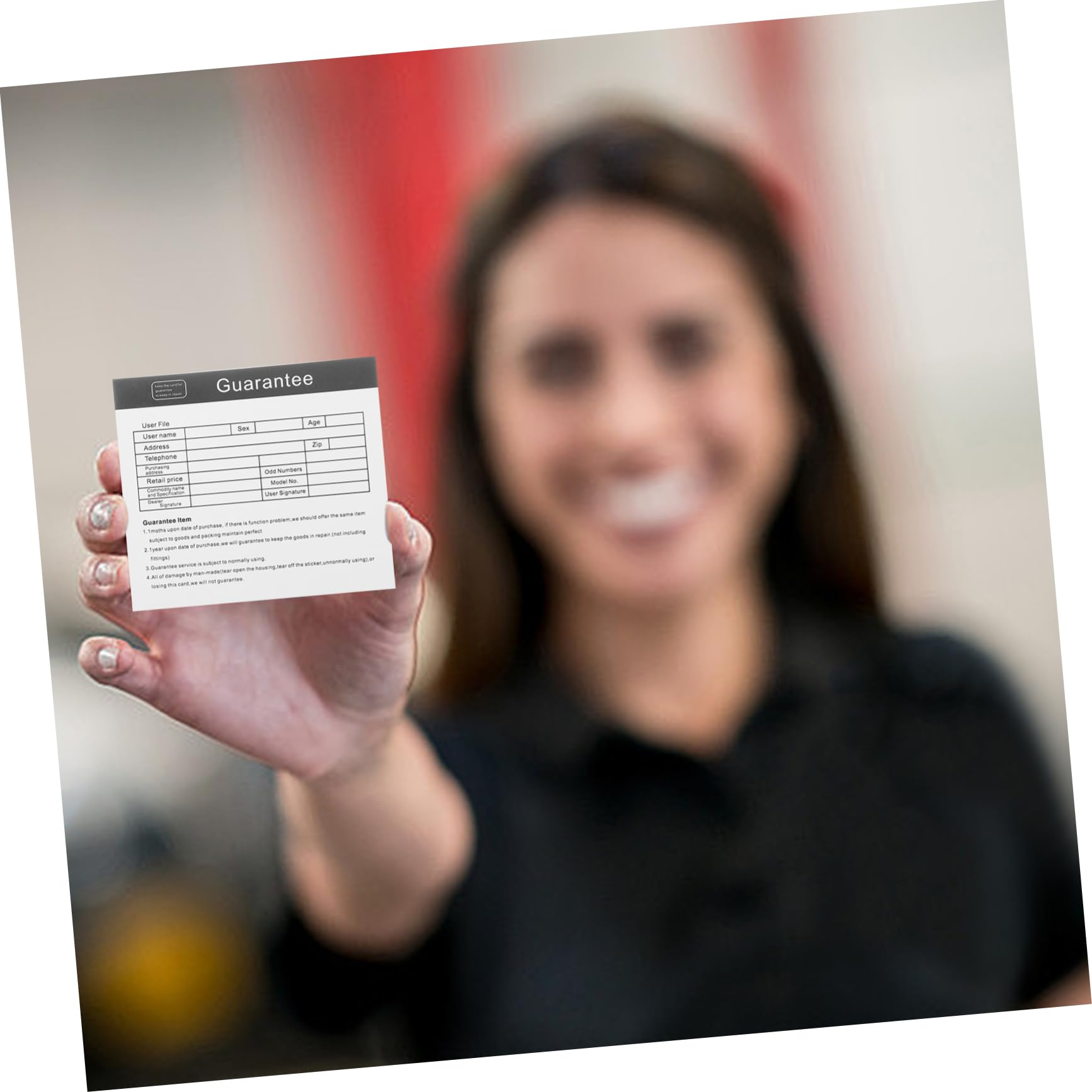 PRETYZOOM Tarjetas De Inglés Para Electrodomésticos Y Soporte Postventa Práctica Para Usuarios Internacionales 200 Piezas X 4