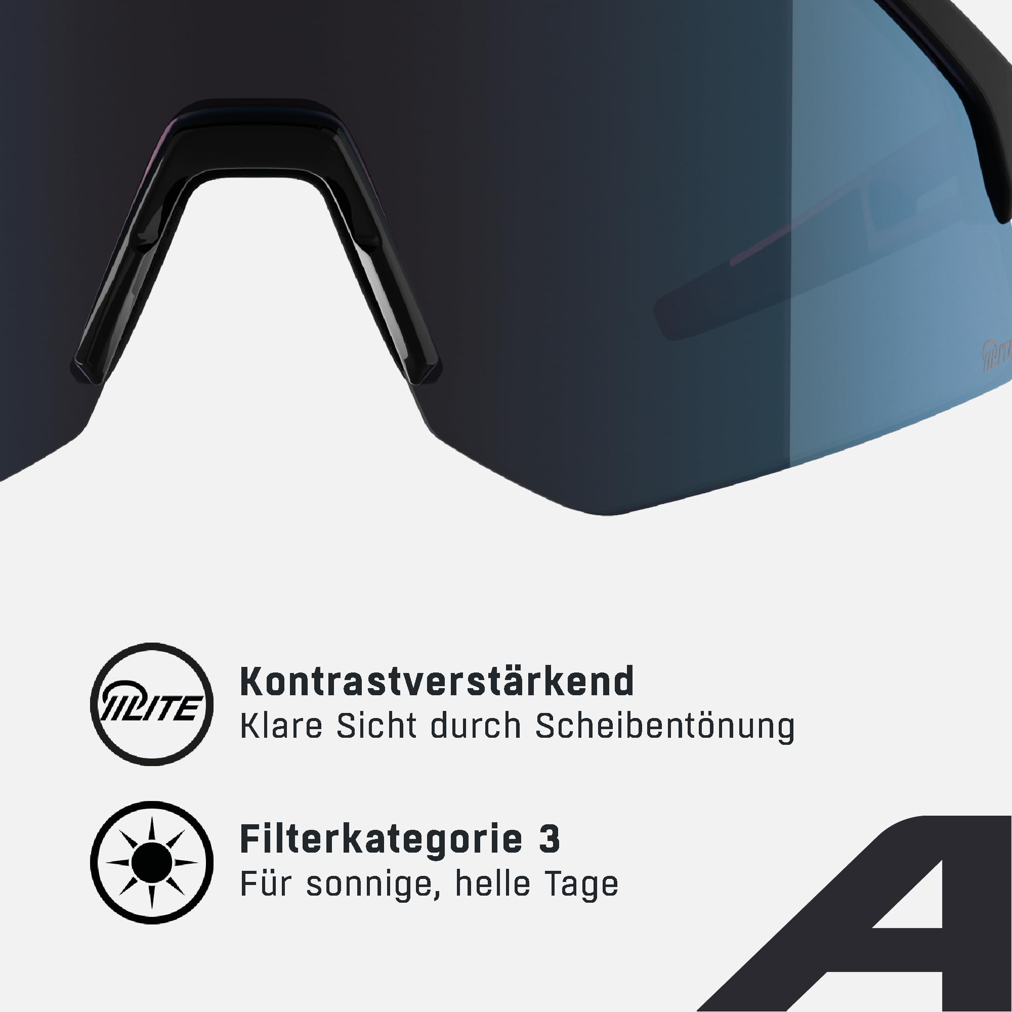 ALPINA Unisex Sonic Hr M Q-lite Sportbrille (1er Pack)