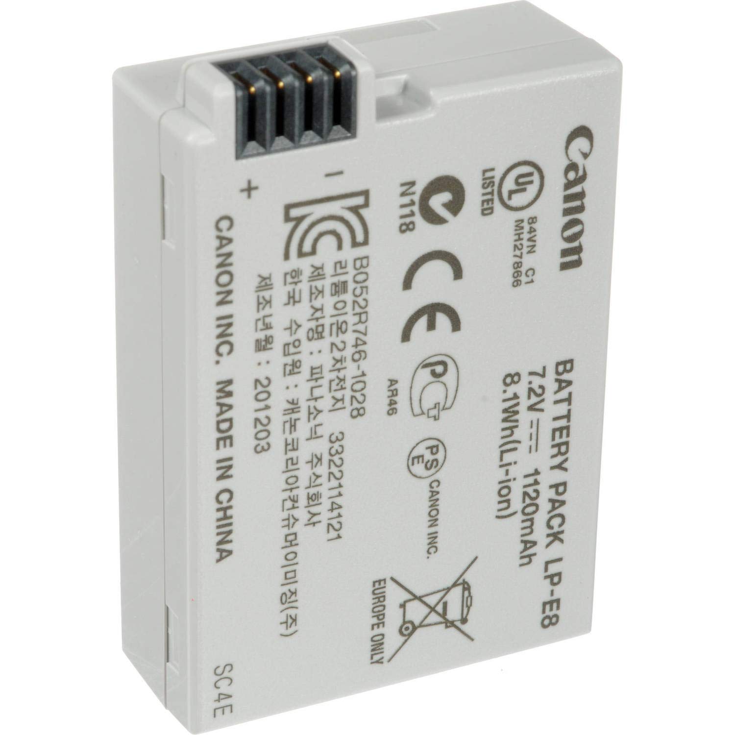 CANON lP-e8 batterie lithium-ion pour eOS 550D
