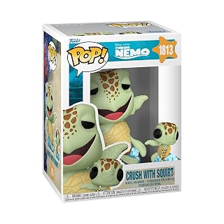 Funko Pop! & Buddy: Disney Pixar Finding Nemo – Crush with Squirt - Les Beatles, Paul McCartney, John Lennon, RIngo Starr, George Harrison