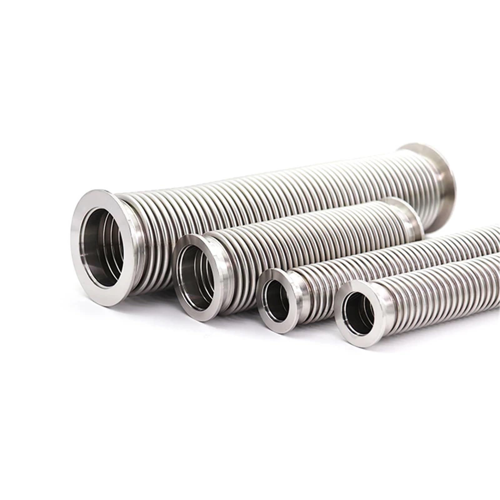 KF40 Tuyau flexible en acier inoxydable 304 pour pompe (soufflets durs, KF40_800 mm)