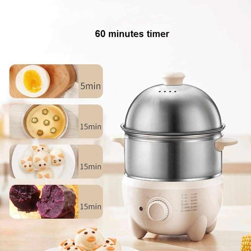 Electric Egg Cooker Multifunctional Vegetables and Dumplings for Hard Boiled Poached Scrambled or Omelets with Auto Shut Off Feature
