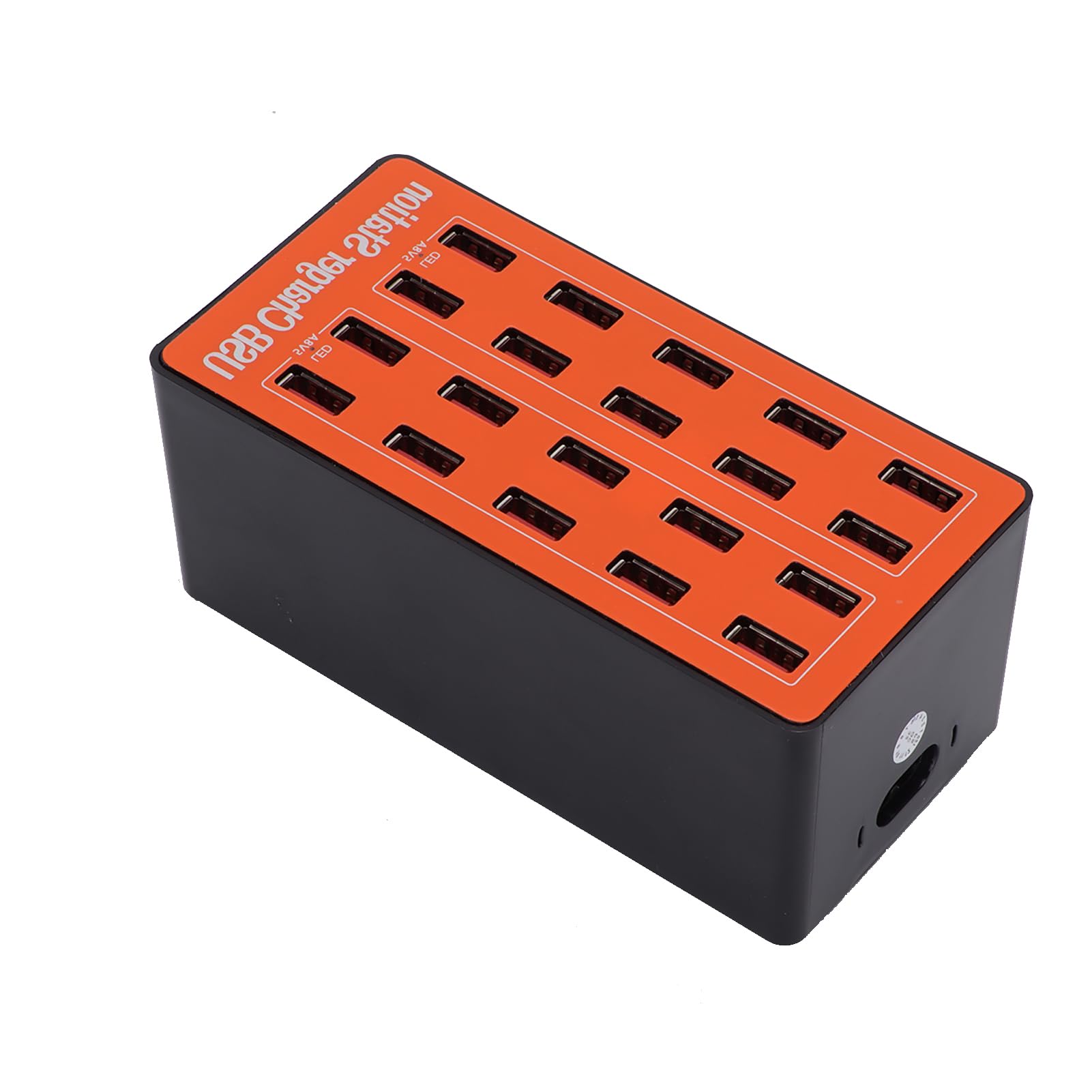 ciciglow Station de Charge USB à 20 Ports, Alimentation Murale, Chargeur Intelligent Rapide pour Plusieurs Appareils, 100-240V (Prise UE)