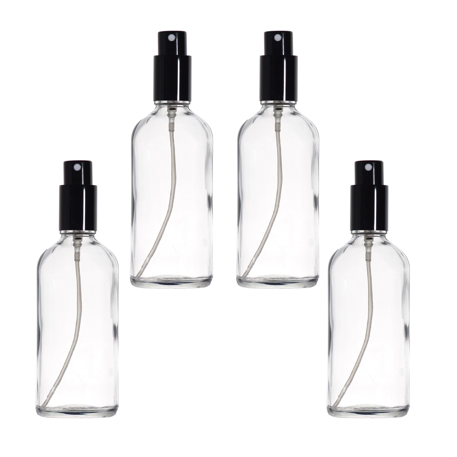 YIZHAO Braun Sprühflasche Glas 30ml, Sprühflasche Klein Glas mit [Zerstäuber], für Ätherisches Öle,Kosmetik, Apotheker, Reinigung,Aromatherapie, Massage, Haare – 6Pcs