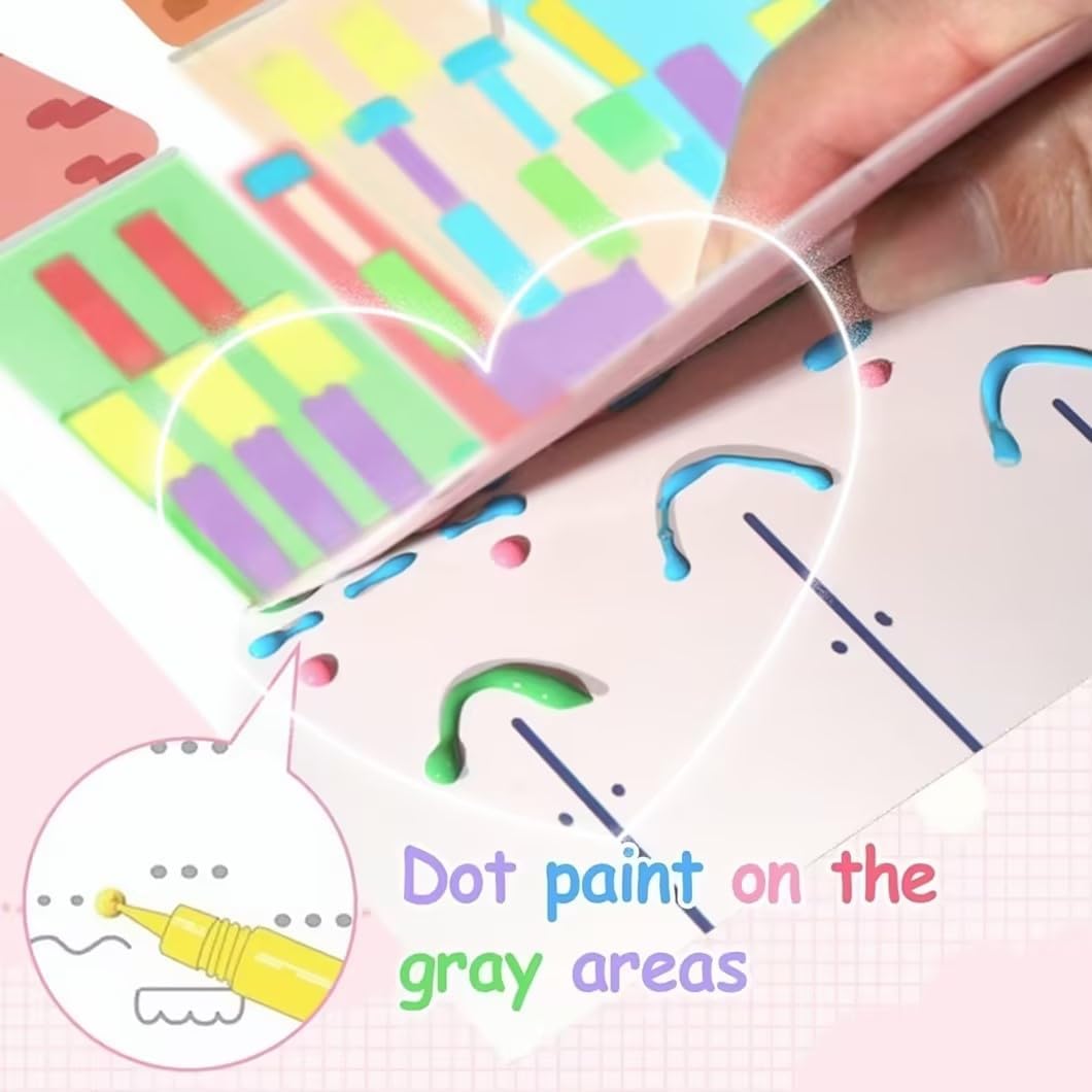 Rainbow Squeeze Art Kit, Creative Squeegee Painting Kit DIY Postcards Scratch Art Party Favors Novelty Birthday Gifts,2026 Upgrade Magic Rainbow Scratch Paper Art Set (B)