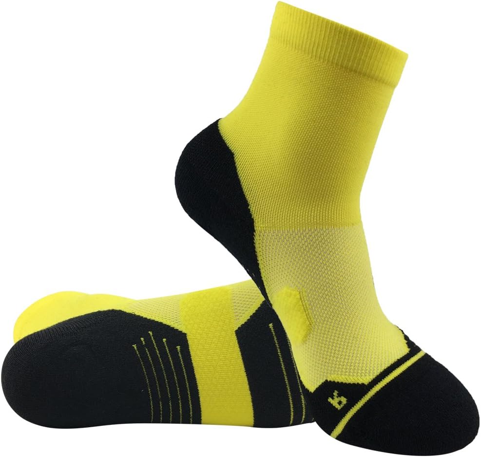 Men's Women's Running, Cycling & Tennis Socks, Performance Sports Ankle Compression Socks 1, 2, 3, 4, 6 Pairs