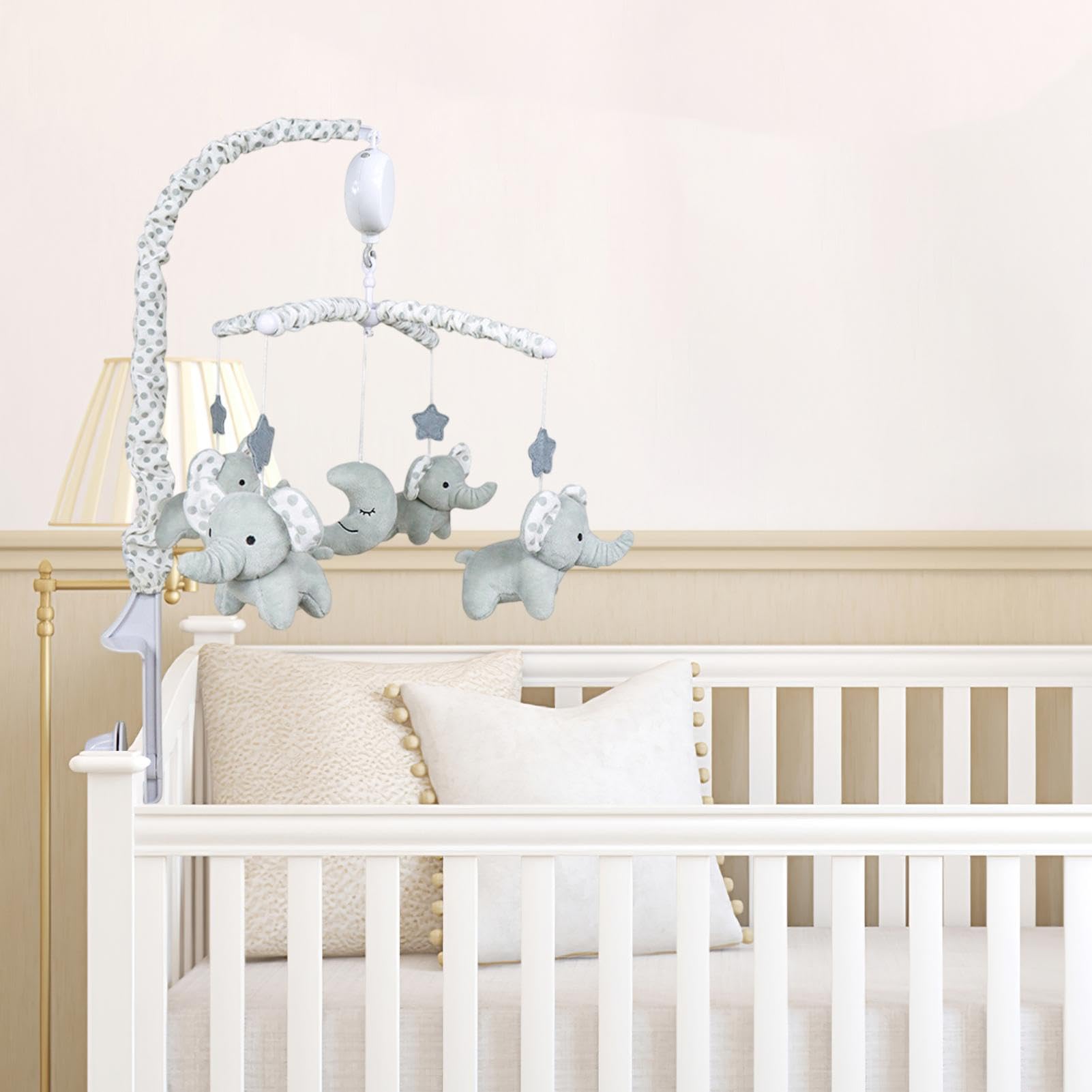 Musical Crib Mobile, Nursery Mobile para cuna Cuna de guardería de la de | Juguete móvil de alto contraste, decoración de viveros de animales, para la habitación del bebé