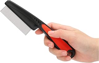 Horoper Stainless Steel Fine Tooth Comb, Dandruff Comb, Professional Fine Tooth Hair Comb for Kids and Adults