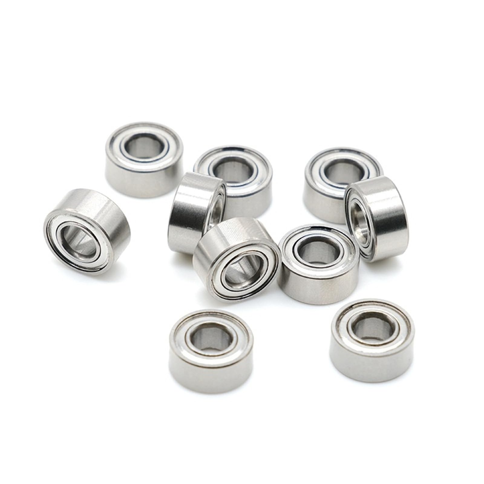 Rodamientos de bolas miniatura de acero cromado 685ZZ, 5 x 11 x 5 mm, 618/5ZZ, 10 unidades