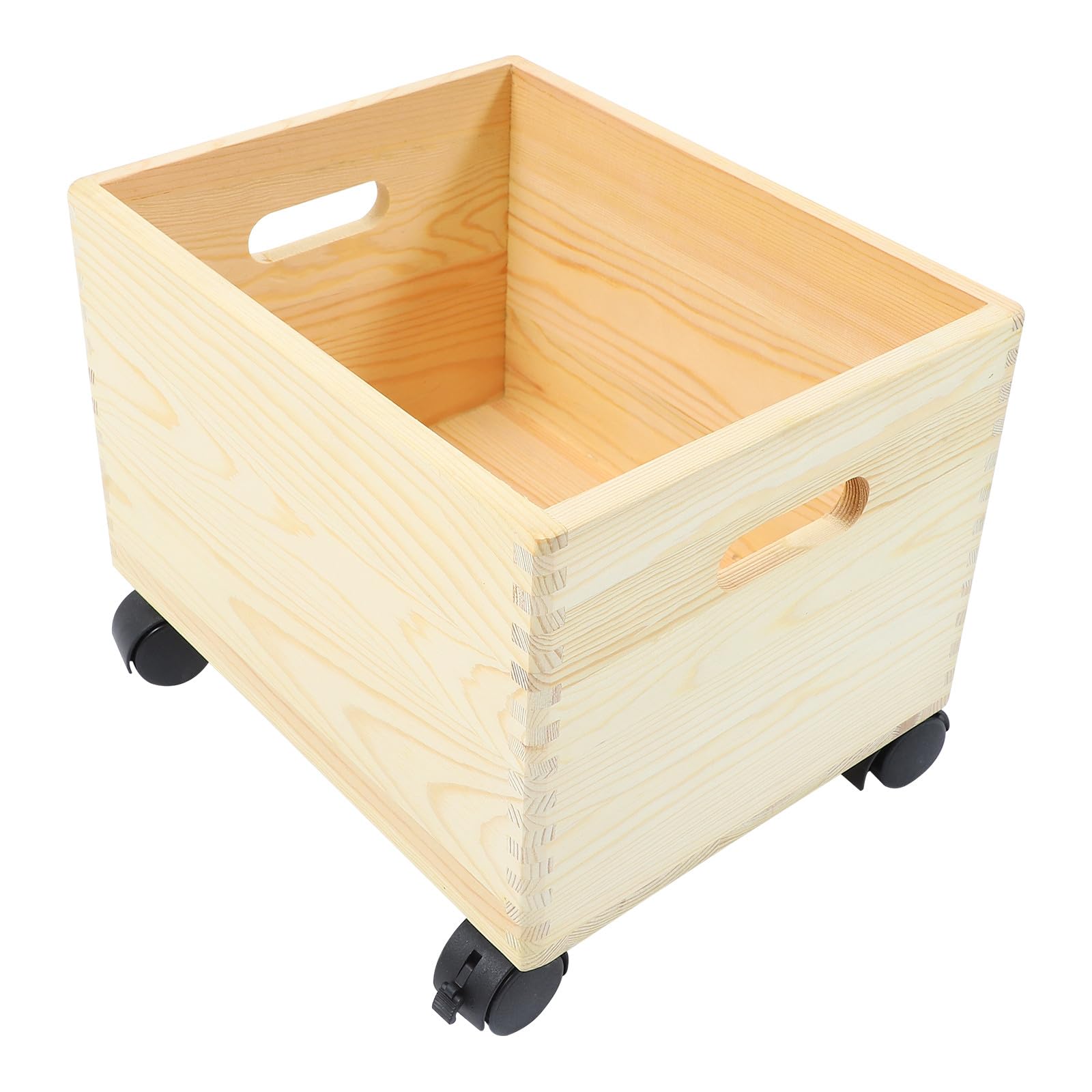SUPVOX Caja de Almacenamiento de Madera Ruedas para Uso Múltiple, Diseño Práctico y Material Abs Duradero, Adecuado para Organizar Artículos Diversos Hogar