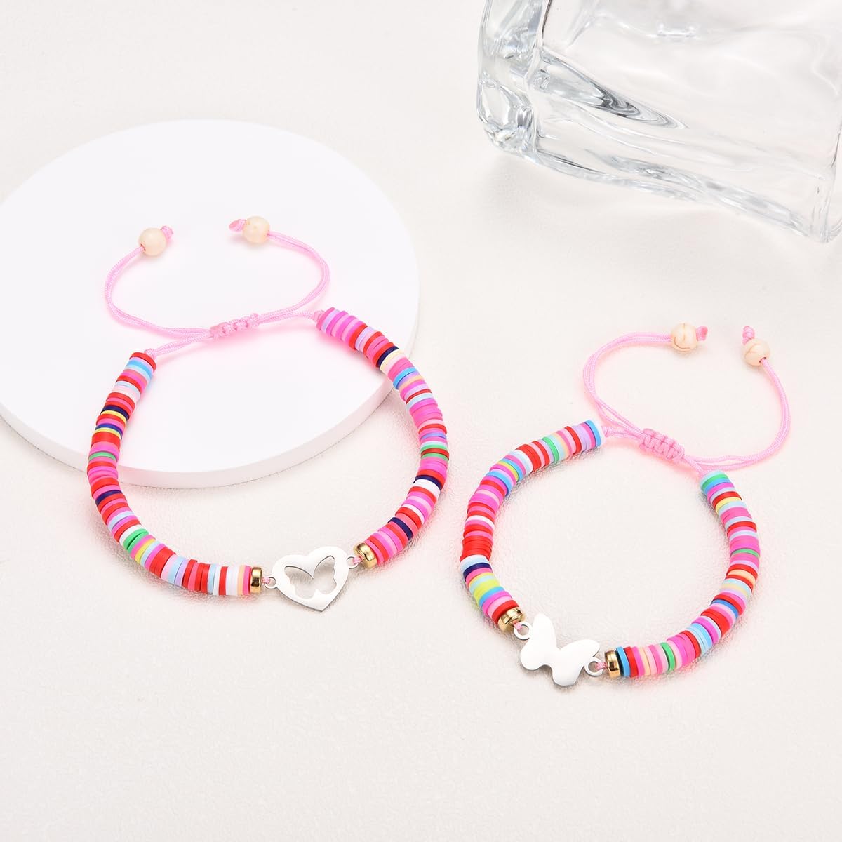 First Day of School Kindergarten Preschool Gifts, Mom and Daughter Matching Bracelets Set, Back to School Gifts for Girls Daughter - Image 2