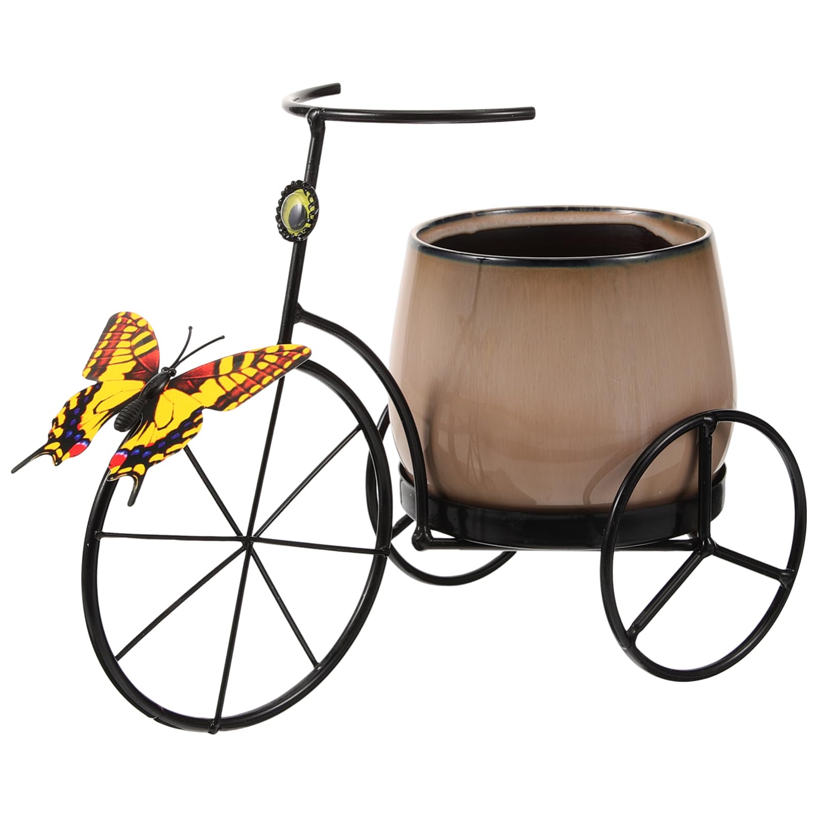 Pot de fleur stable et présentoir planteur anti-chute