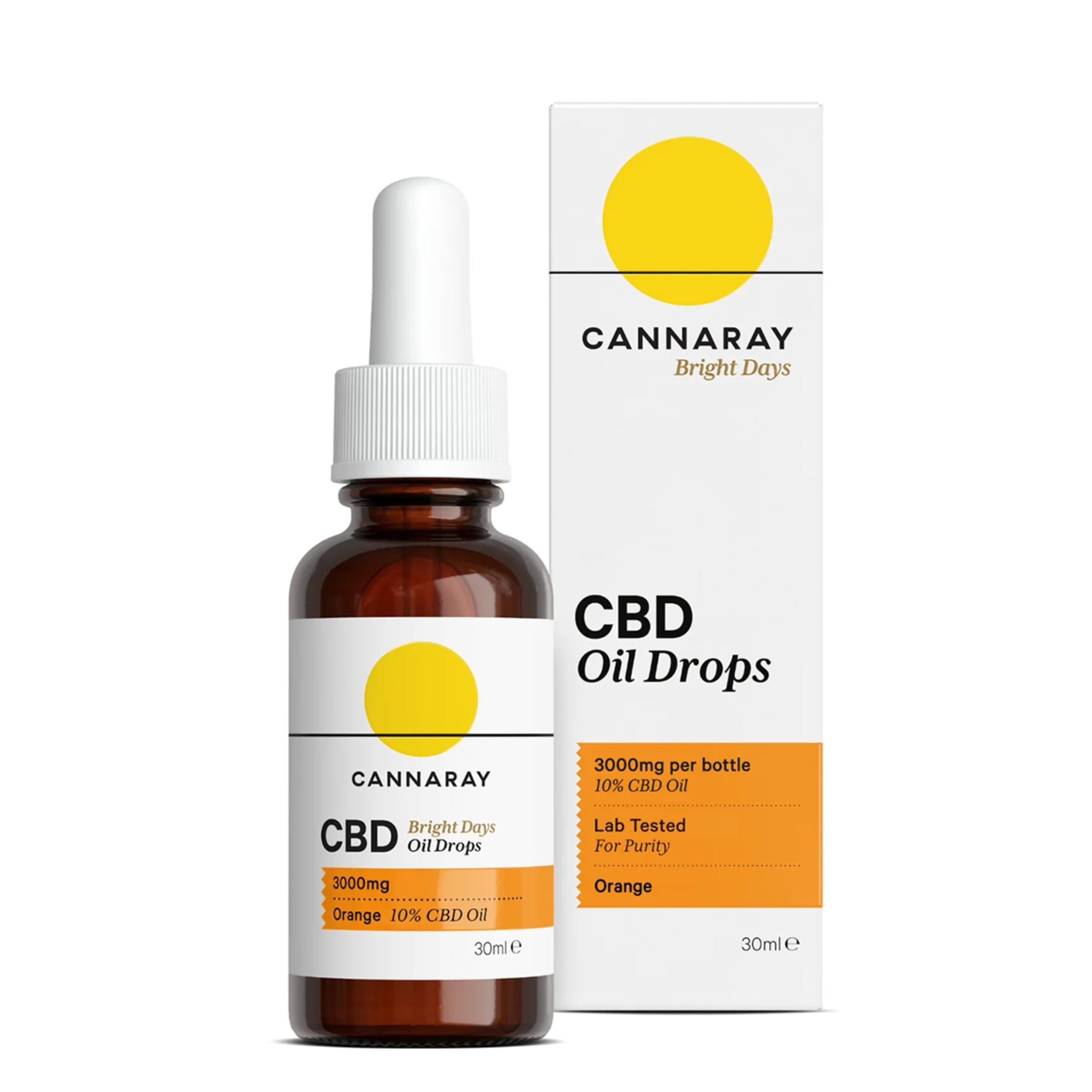 3000mg (Highest Strength) Vegan, Orange Flavoured Oil - 30ml