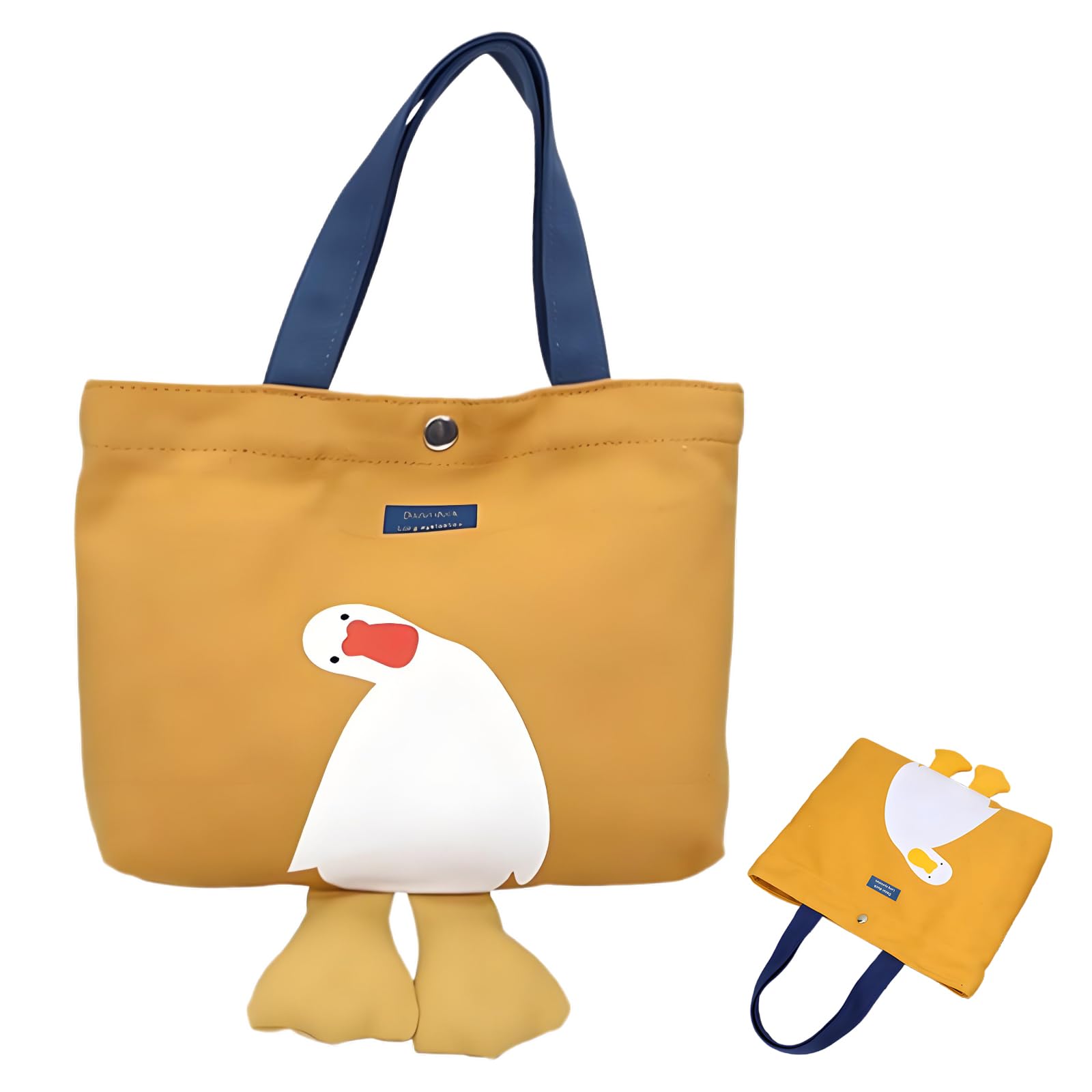 nuneoeuo Cute Tote Bag, Womens Handbags Tote Bag for Women Funny Duck Gifts for Women, Practical Women's Totes Hand Bags with Yellow Duck Design for Gift Giving School and Work