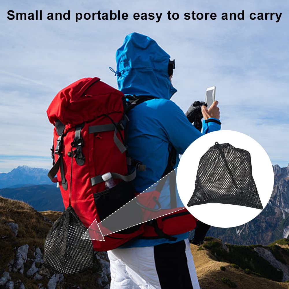 Pentole Campeggio Cucina da Campeggio in Acciaio Inox Grande Capacità 1,5L Con Coperchio e Maniglia Pieghevole per 2 Persone in Viaggio Escursionismo BBQ, Campeggio